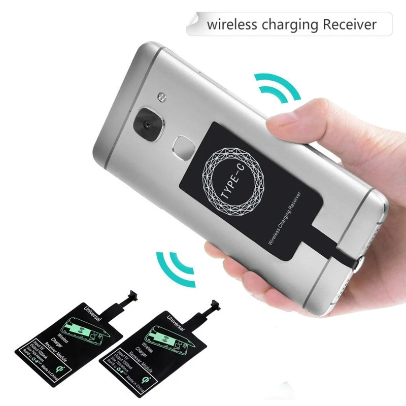 Draadloze Oplader Ontvanger Voor Samsung A50 A70 A51 A71 S8 S9 S7 Plus Huawei P10 Mate Xiaomi Type C Wireles Charger Reciver|Draadloze Opladers| - AliExpress