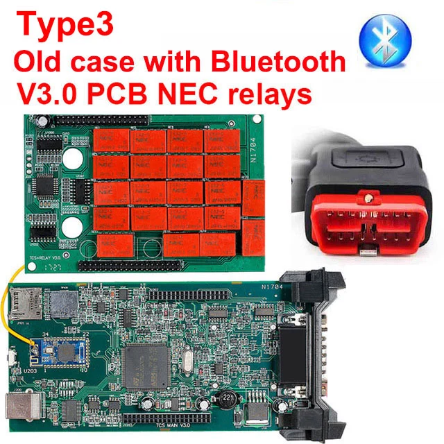 5 шт. CDP TCS V9.0 OBD2 автомобильный Грузовик v3.0 монитор реле multidiag pro Bluetooth obd ii сканер программное обеспечение Авто диагностический инструмент - Цвет: Old case Bluetooth