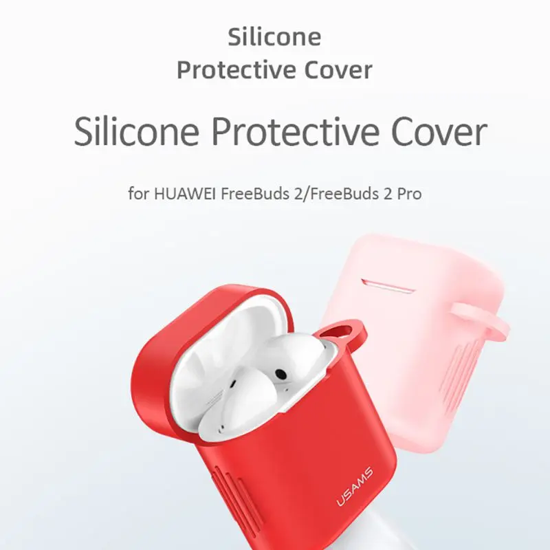 

for Huawei FreeBuds 2 Headset Silicone Earphone Cases For Huawei FreeBuds 2 Pro Charging Box Sleeve