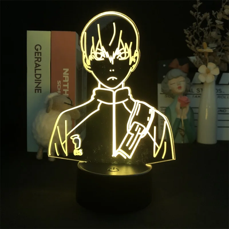 

Haikyuu Tobio Kageyama Japanese Anime Manga 3D Night Light for Bedroom Decor Cute Birthday Gift LED Lamp Kid Lovely Present