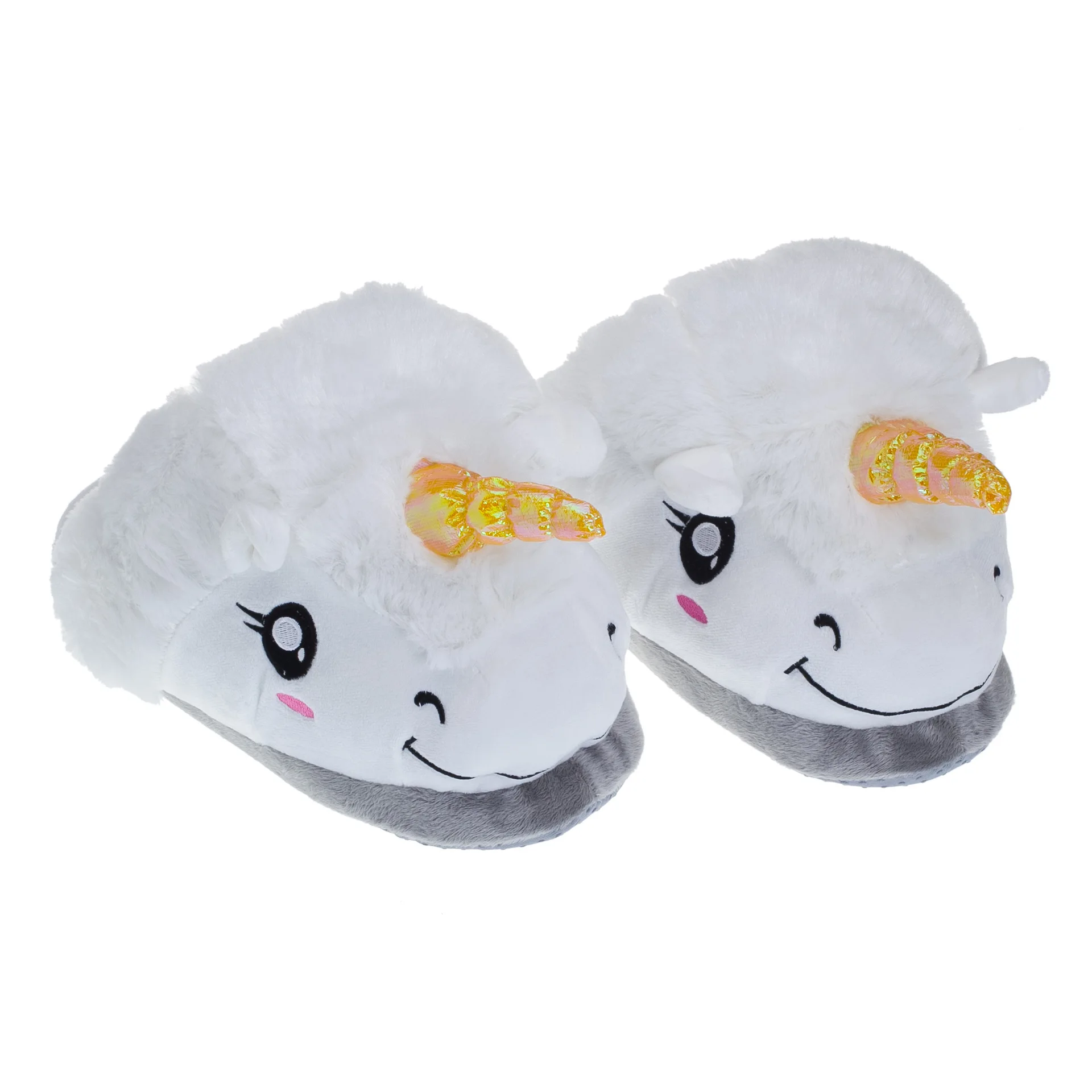 

Winter Cartoon Cotton-padded Shoes Forest Guardian Funny Thick Anti-slip Indoor Home Unicorn Cotton Slippers Aries