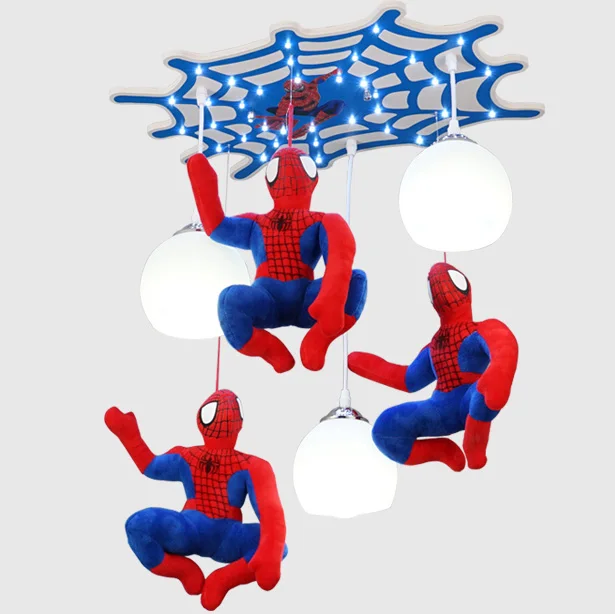 

Personality Spider Xia A Chandelier Children Room Light Simplicity Modern Boy Girl Bedroom Room American Style Originality