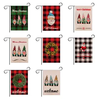 

Christmas Garden Flag Comfortable Perfect Banner for Decor