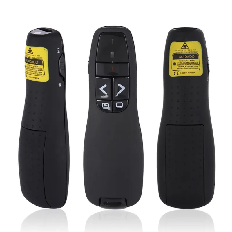 

2.4Ghz USB Wireless Presenter Red Laser Pointer PPT Remote Control for Powerpoint Presentation