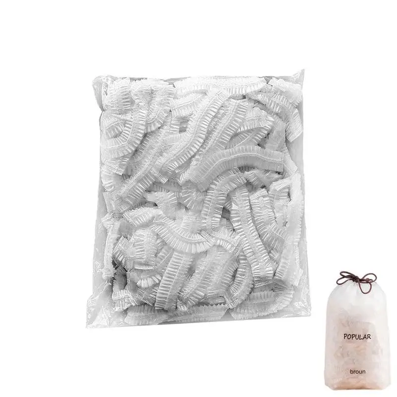 Disposable Food Cover Plastic Wrap Elastic Food Lids Dustproof Food Shower Cups Hair For Fruit Or Bowls Covers Caps|Saran Wrap &Amp; Plastic Bags