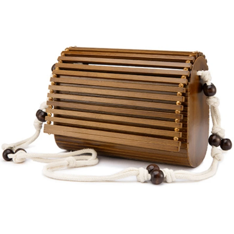 

Bamboo Bag Designer Fashion Crossbody Shoulder Bag Women Summer Beach Flap Ladies Messenger Bag