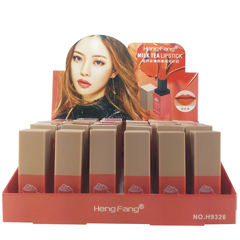 New arrival silky milk tea matte lipstick rich fragrance color full lipstick easy to color moisturizing lip gloss New arrival silky milk tea matte lipstick rich fragrance color full lipstick easy to color moisturizing lip gloss