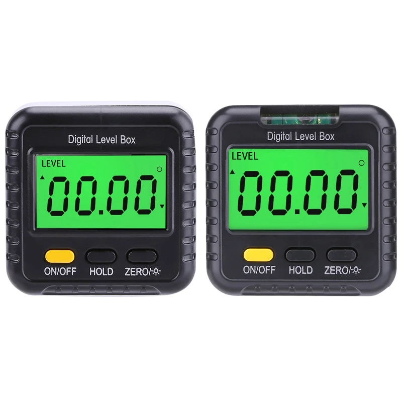 

Digital Magnetic Level Bevel Gauge Inclinometer Woodworking with Table or Miter Saw Angle Finder Precise Measurement LCD