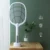Handheld Home Electric Fly Mosquito Swatter Racket Bug Racket Insects Killer Home Garden Pest Bug Anti Mosquito Fly Trap Lamp