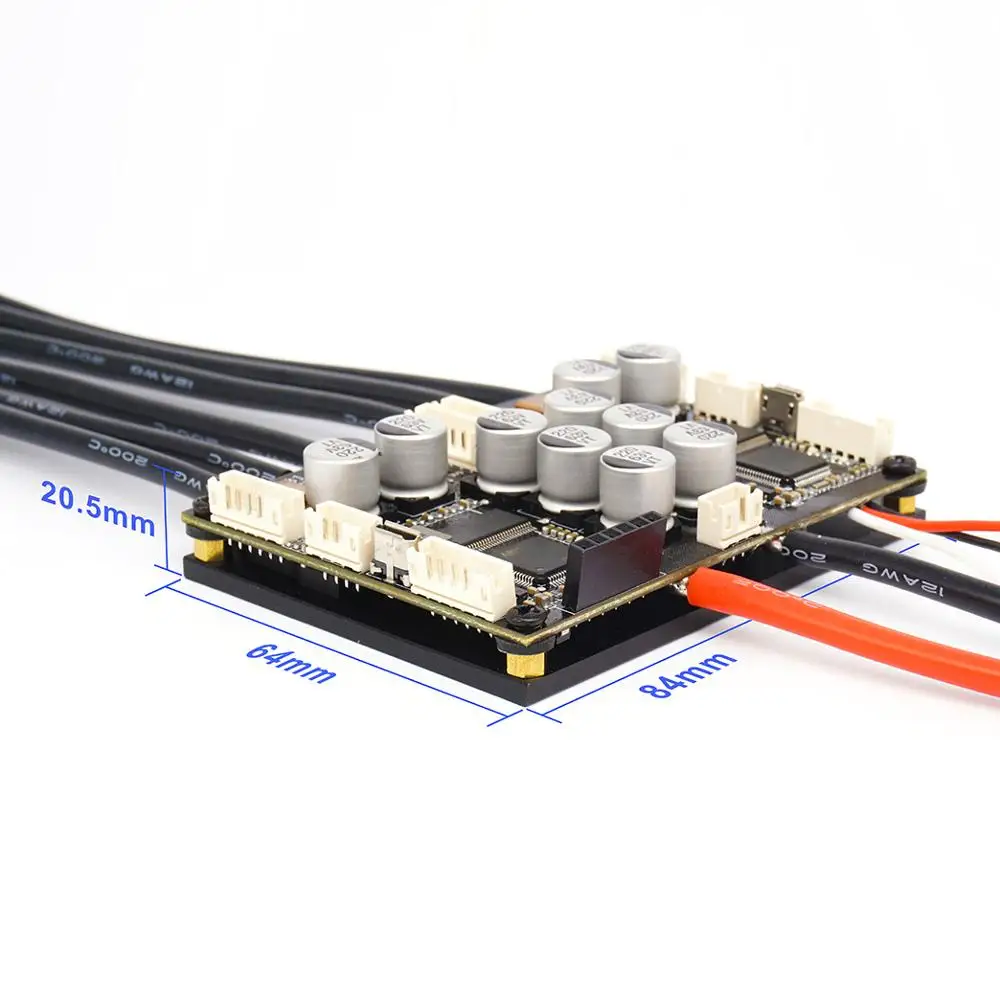Electric Speed Controller for scooter/mountain Bike Dual FSESC4.20 Plus (Based on VESC ) with Anodized Aluminum Heatsink FLIPSKY