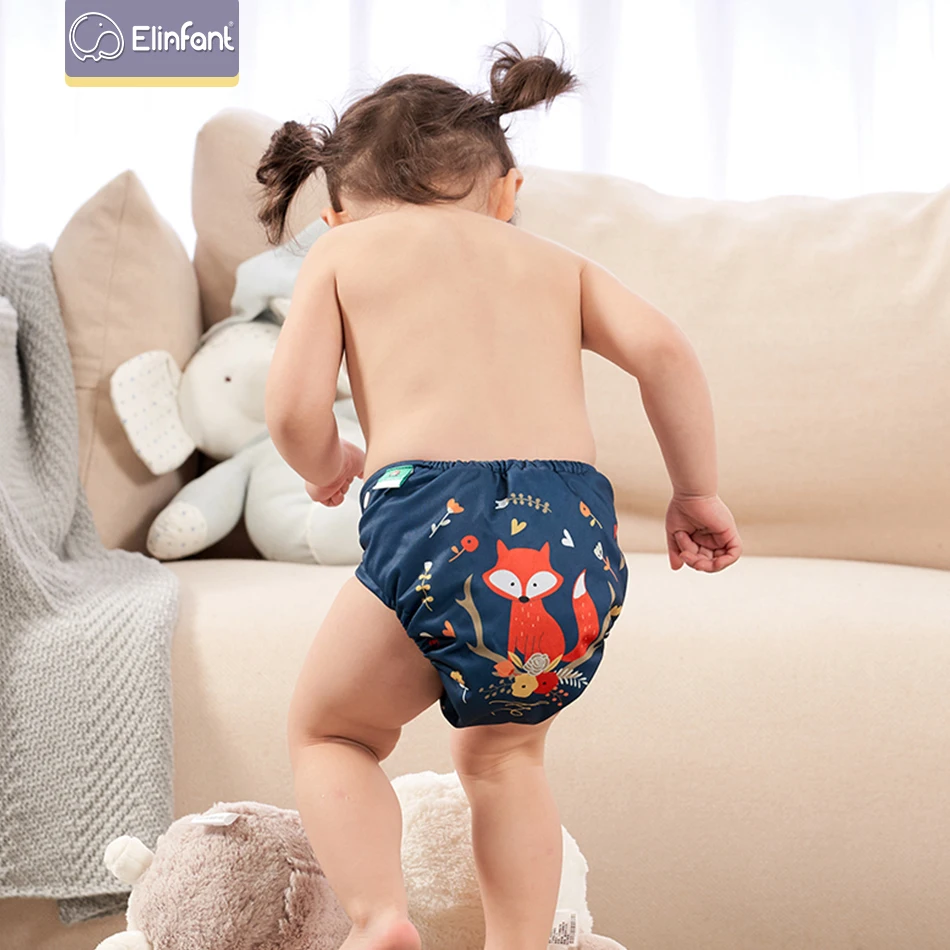 

Elinfant digital positioning printed cloth diapers washable reusable real nappy waterproof cloth diapers