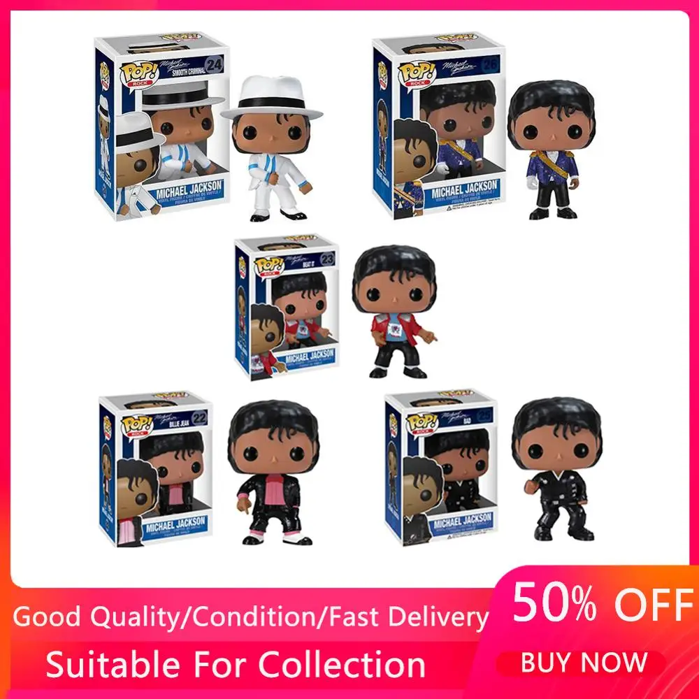 FUNKO POP Michael Jackson BEAT IT BILLIE JEAN BAD Moonwalker экшн Фигурки Коллекционная модель игрушки для