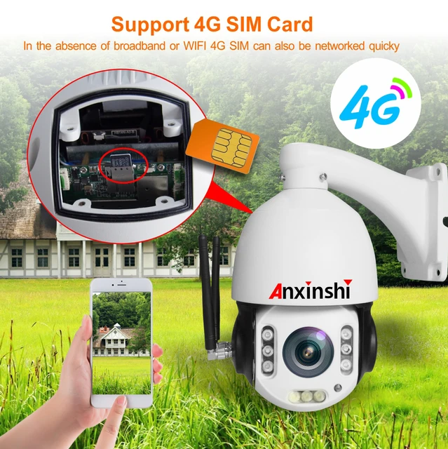 Caméra De Surveillance Extérieure Ptz Ip Hd 5mp (ip66), Dispositif De  Sécurité Sans Fil, Avec Suivi Automatique, Codec H.265, Zoom X30, Protocole  Onvif P2p, Port Sd - Caméras De Surveillance - AliExpress