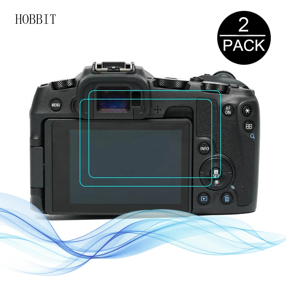 2x Protector De Pantalla Canon EOS 77D protección Film Protector de pantalla claro