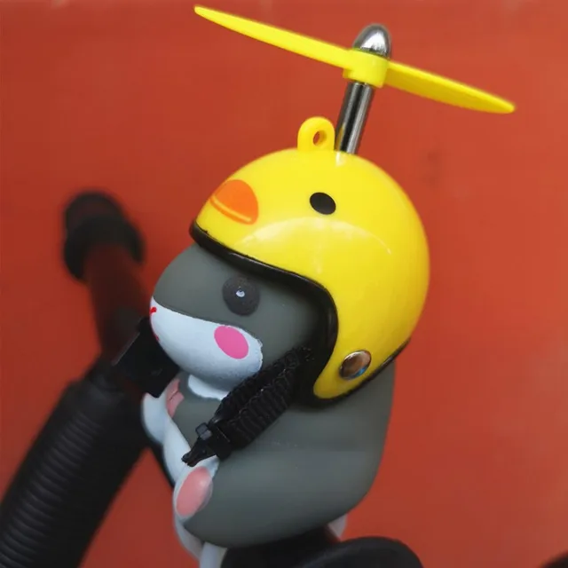 漫画の自転車のベルライト ヘルメットのハンドルが付いたかわいいハムスターモデル 固定コグ付き自転車のライトバー Aliexpress スポーツ エンターテイメント