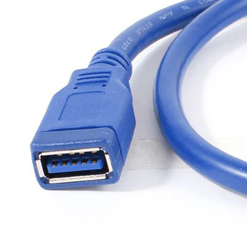 50 см 2" Передача данных USB 3,0 A папа-мама удлинитель синий