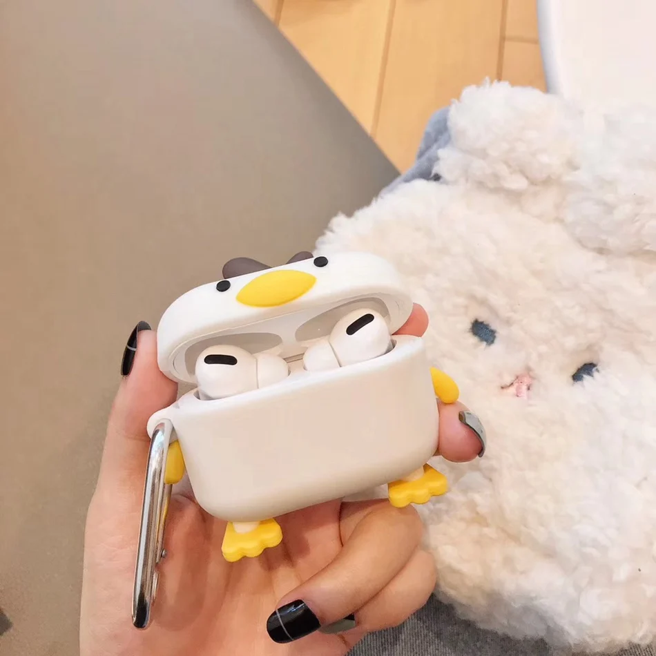 3D чехол для наушников для Airpods Pro Чехол Силиконовый Ститч Кот Мультяшные наушники/Earpods чехол для Apple Air pods Pro 3 чехол Брелок