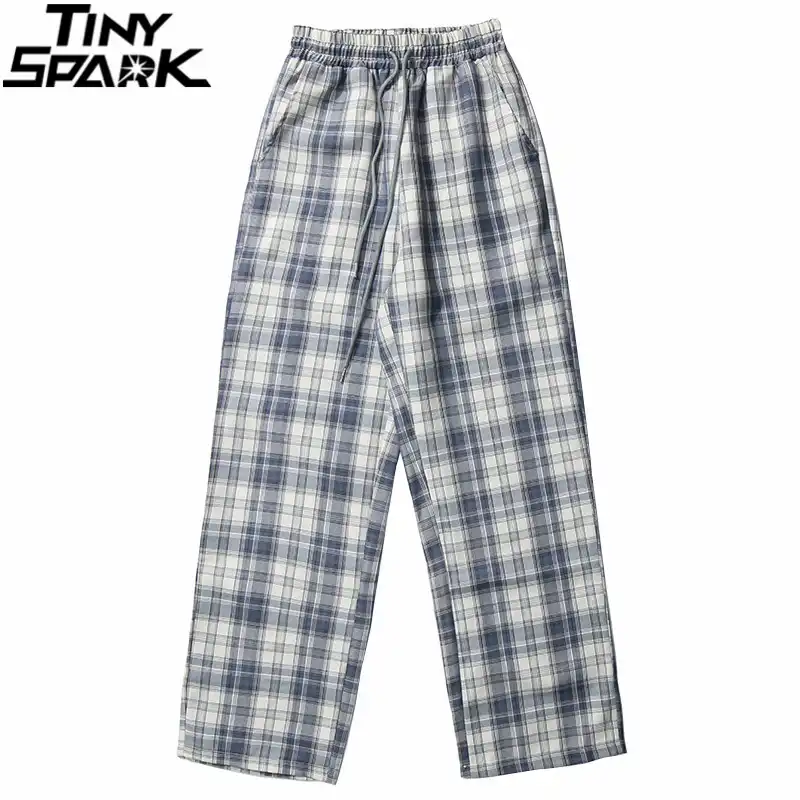 checkered harem pants