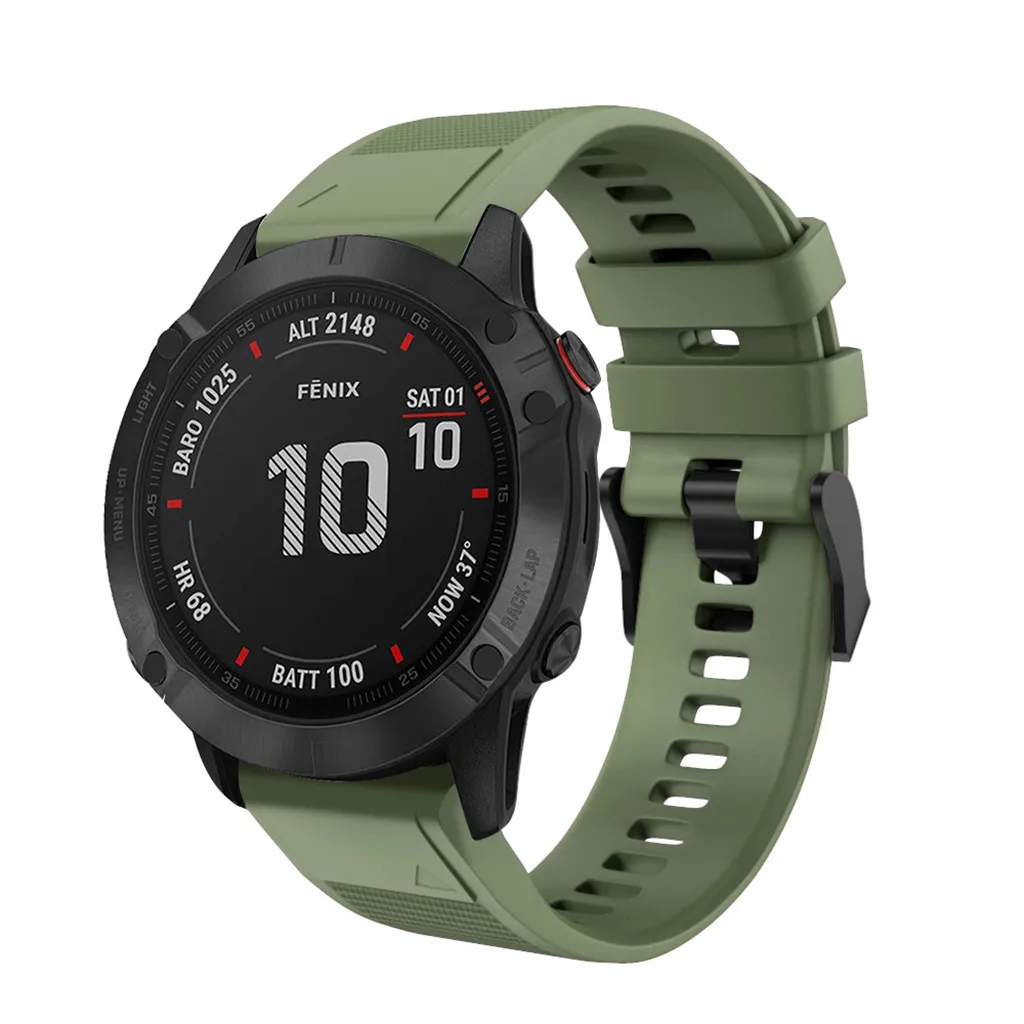 Силиконовый ремешок для часов с быстросъемным ремешком для Garmin Fenix 6X/Fenix 6XPro