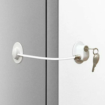 

Simple White Children's Open Cabinet Anti-pinch Protection Lock Baby Safety Infant Window Security Lock Kids Protective Supplies