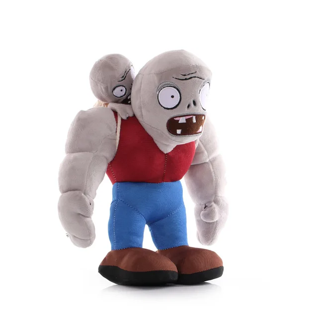 30cm Plants VS Zombies Gargantuar Plush Toys Doll Game PVZ Gargantuar Zombie Plush Soft Stuffed Toys Gifts for Kids Children 2