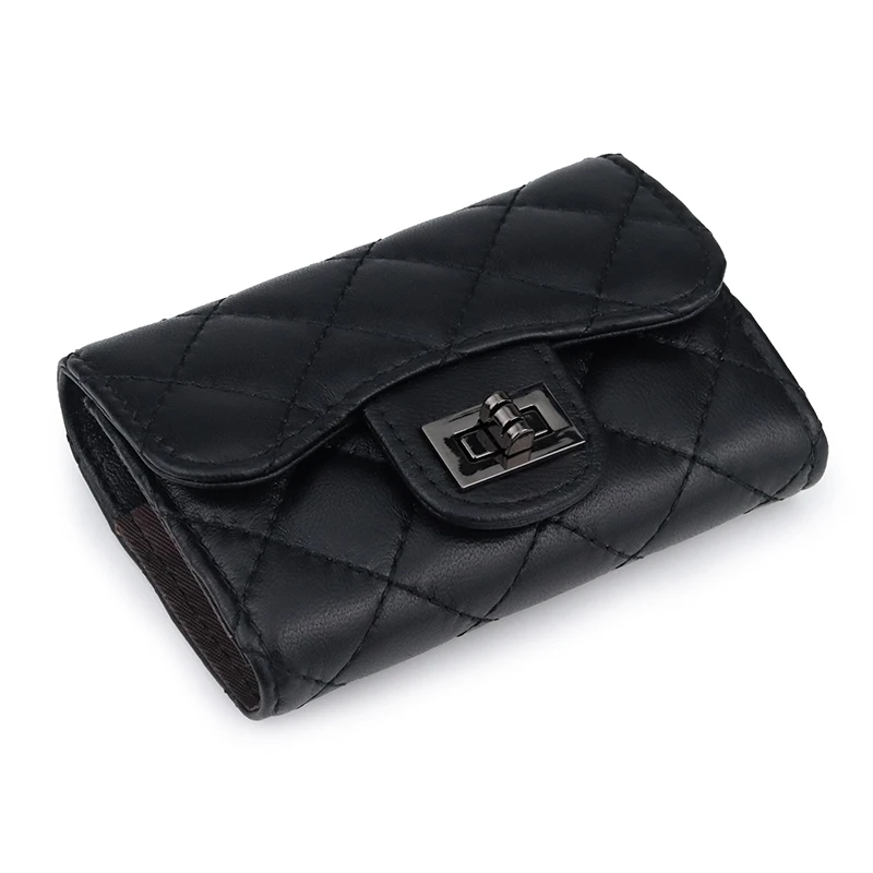 Skup COMFORSKIN luksusowa owcza skóra kobiety wizytownik na karty biznesowe nowości gwarantowana portfel na karty ze skóry naturalnej Hot Card Cases