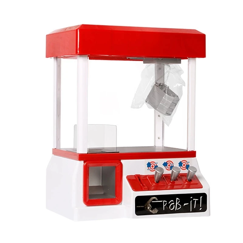 

ABS Plastic Vending Candy Grabber Machine Toy Mini Doll Claw Machine Slot Game Arcade Candy Coin Operated Game Entertainment