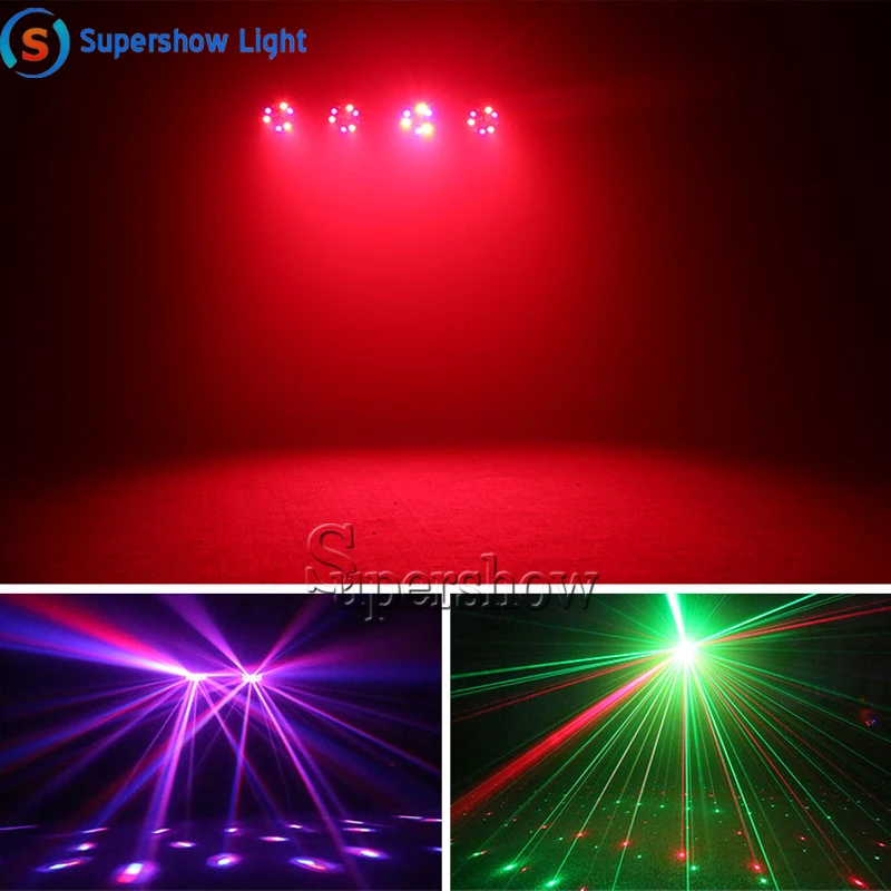 Наружный DMX 126W Derby + Par Can Strobe Laser 4 в 1 Cob светодиодный просветильник Тор для сцены по