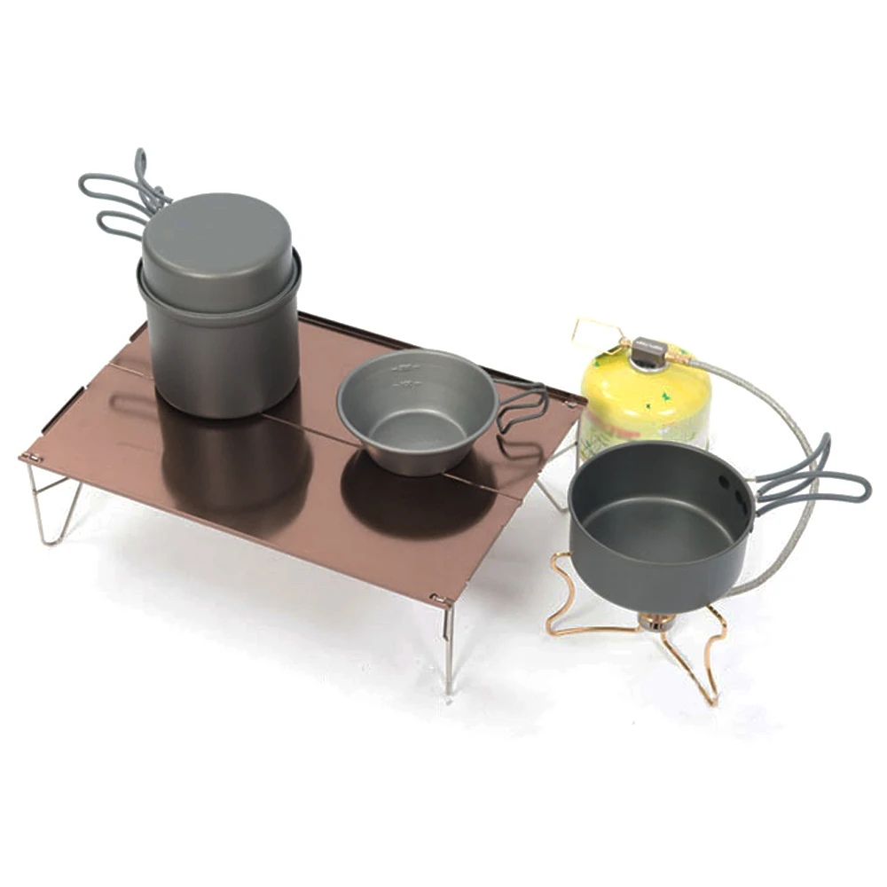 

Outdoor Mini Folding Table Lightweight Aluminum Detachable Table for Camping Hiking BBQ Picnic Fishing