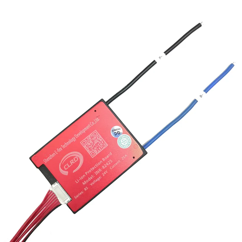 8S 24V lifepo4 bms водонепроницаемый одинаковый порт с балансом 15A 20A 30A 40A 50A 60A разрядный