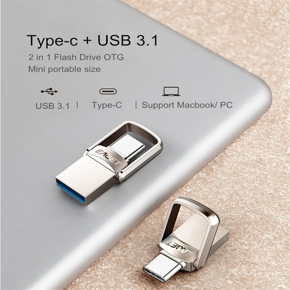 Металл type-c OTG USB 3,0 U диск Флешка флеш-накопитель для Xiaomi Мобильный телефон планшетный ПК