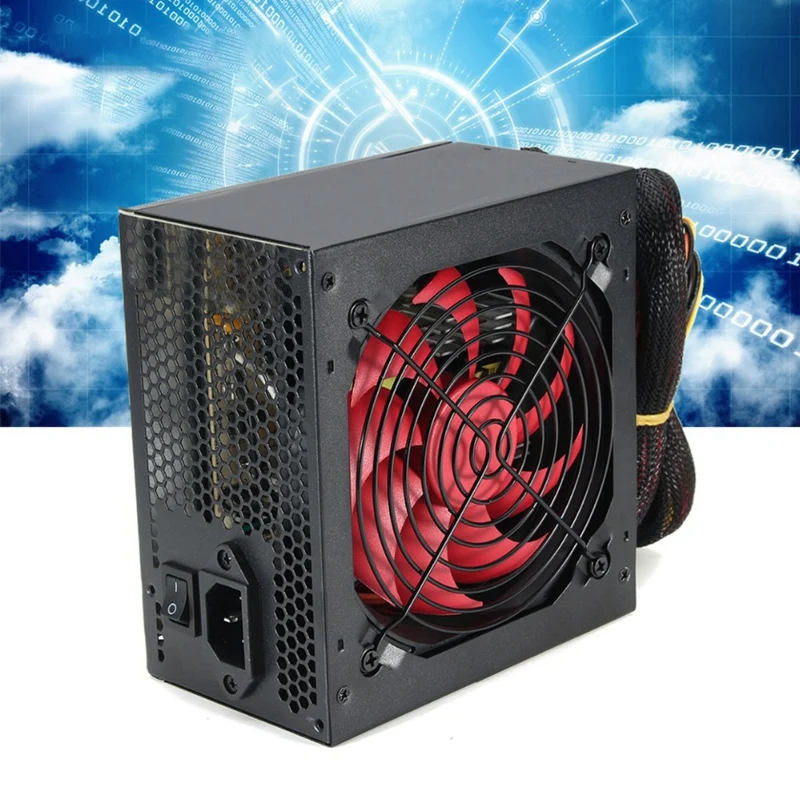 

Eu Plug 800W For Intel Amd Pc 12V Atx Pc Power Supply Sli Pci-E 12Cm Fan Computer Power Supply For Btc