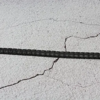 Escalus Men's Black Pure Titanium Magnetic Bracelet For Men 4in1 Magnets Negative Ions Germanium Health Bracelets Jewelry 2