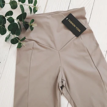 Gym Sports Shorts Women Skin Black Color Tights Woman Leggings Biker Yoga Shorts Fitness Cycling Women Workout Gym Shorts 6