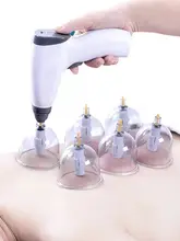  Suction Cups Anti Cellulite Electric Bank Vacuum Hijama Cupping Glasses Therapy Chinese Medicine Physiotherapy Massage Body Jars 