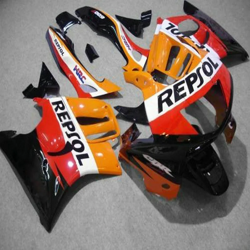 Комплект обтекателей для мотоцикла HONDA CBR600F3 1997 1998 CBR600 F3 97 98 CBR 600 ABS оранжевый