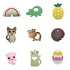 1pc BPA Free Cartoon Silicone Teether Food Grade Silicone Beads DIY Necklace Pendant Toys Accessories Baby Teethers 1