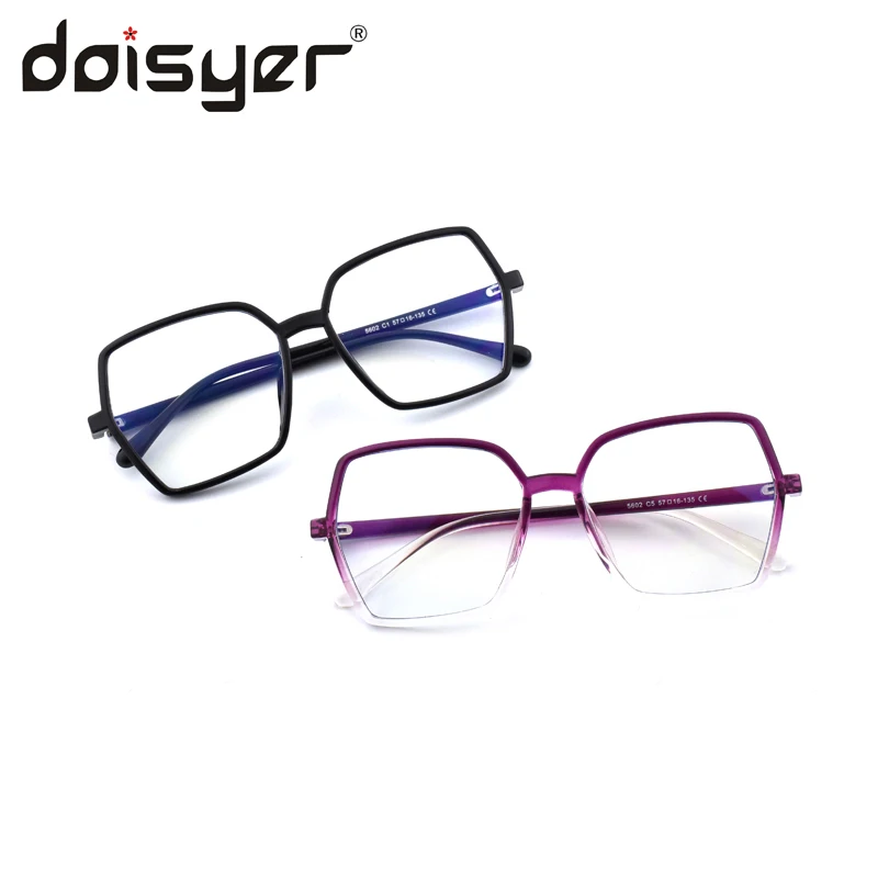 

DOISYER 2022 dropshipping big frame eyewear square anti blue light blocking oversized glasses