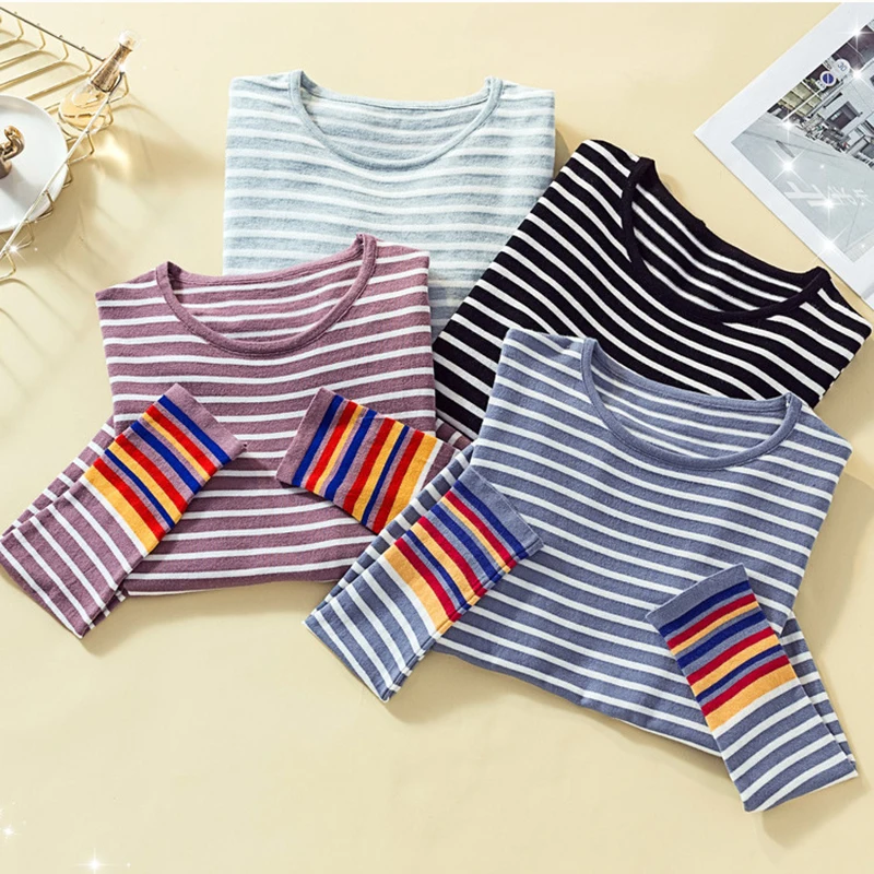 

AOSSVIAO Sweater Women 2019 Autumn Winter Clothes Stripe Pullover Fashion Slim Soft Warm Knit Tops Women Jumper pull hiver femme