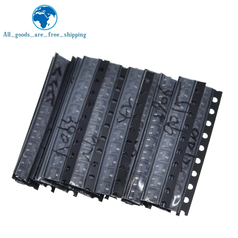 Transistors Kit TZT Transistor Assorted Kit (SOT-23) 18kinds*10pcs = 180pcs 2N2222 S9013 S9014 S9015 S9018 S8050 S8550 5551 5401 2N3904 2N3906
