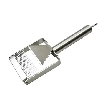

All Metal Stainless Steel Apiculture Uncapping Fork Honeycomb Honey Scraper Apicultura Equipment Beekeeping Tools
