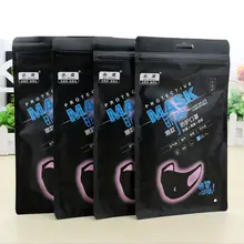 Летняя унисекс однотонная Черная 3D моющаяся губчатая маска для рта в стиле хип-хоп для езды на велосипеде против пыли многоразовый респиратор для лица