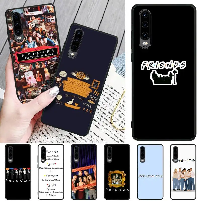 Чехол для телефона Friends Huawei P20 P30 P40 Pro Mate 10 20 30 Lite P Smart Y6 7 8 2019 Plus Nova 3I чехлы Обложка |