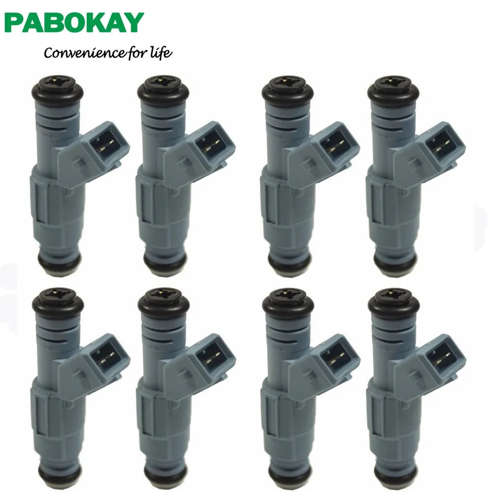 

New 8 pieces x 24lb Fuel Injectors For Chevrolet Ford Pontiac LS1 LT1 5.0L 5.7L 250cc 0280155715 0280150947 0280150965 19244616