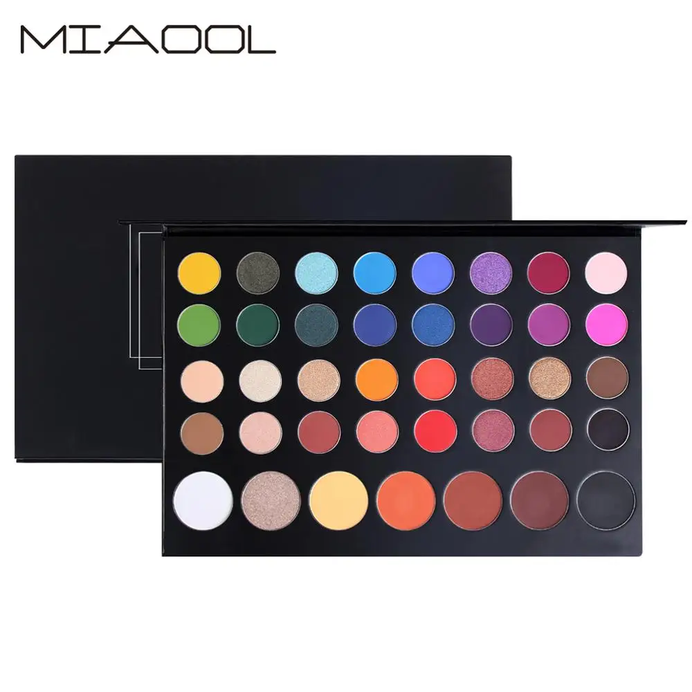 

MIAOOL 39 Color Eyeshadow Palette High quality Long Lasting Shadow Pigments Nude Smoky Eyeshadow Makeup Shimmer Matte Cosmetics
