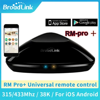 

2020 Broadlink RM Pro+ Smart Wireless WiFi/IR/RF Remote Control Home Switch Automation Compatible for Alexa and Google Home