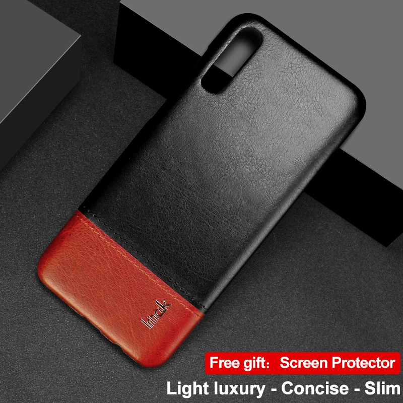 

Leather Concise Luxury Case for Coque Samsung A50 Case Samsung A50s Case A 50 2019 Cover IMAK Slim for Samsung Galaxy A50 A30s