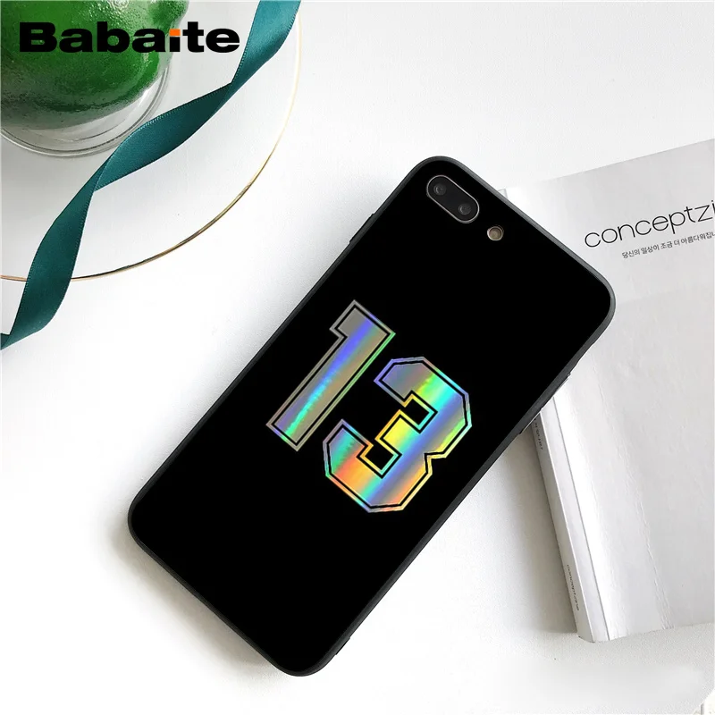 A2 Babaite счастливое число и письмо чехол для телефона для iphone 11 Pro 11Pro Max 8 7 6 6S Plus 5 5S SE XR X XS MAX - Цвет: A2