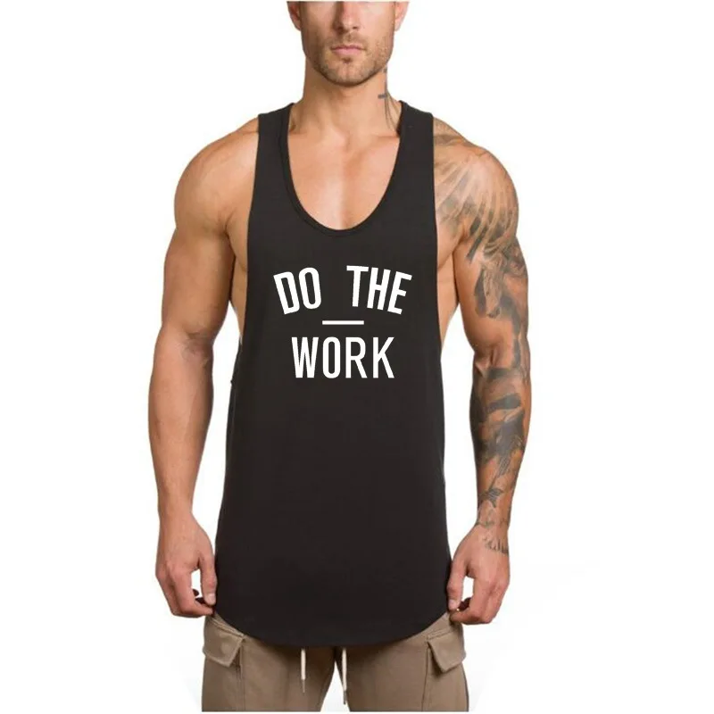 Летний стиль мужской жилет мужской впитывающий пот дышащий хлопковый жилет Глубокий Здоровый Красивый Модный жилет с принтом