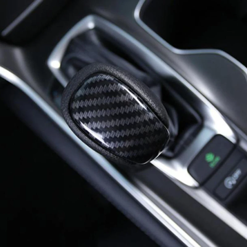 Центральная консоль ручка отделка переключения передач для Honda Accord углеродное волокно ABS высокое качество